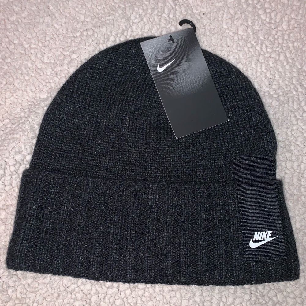 Nike Black Knit Beanie